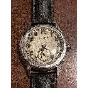 VTG Bulova Late 30’s Civilian/ Early Military Style Watch